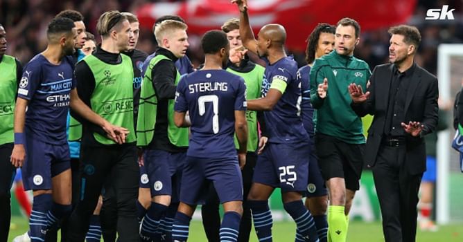 Watch: Manchester City and Atletico Madrid players involved in post-game tunnel brawl