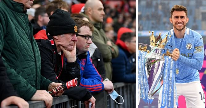 "Our neighbors haven't won anything" - Manchester City's Aymeric Laporte says there is 'only one winner' and it is hard for Manchester United fans to understand