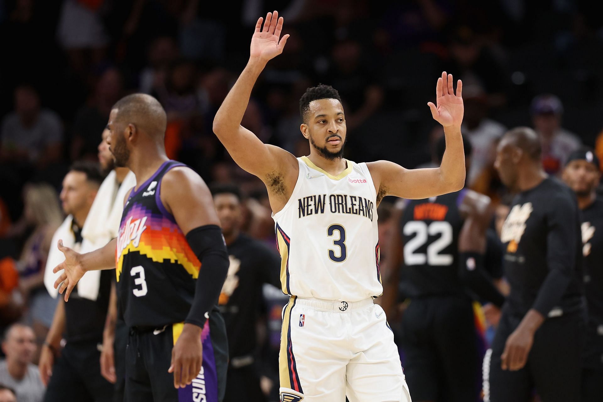 The New Orleans Pelicans will host the Phoenix Suns for Game 3 on April 22nd