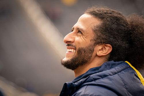 Colin Kaepernick looked to impress NFL scout at the Michigan Spring Game