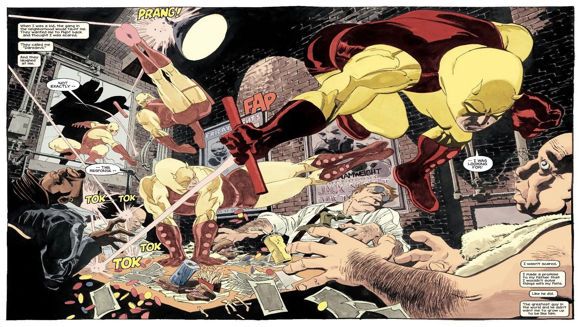 Daredevil revisits his origin(Image via Marvel Comics)