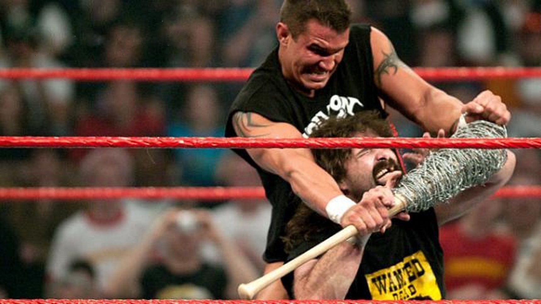 Mick Foley and Randy Orton had an epic rivalry