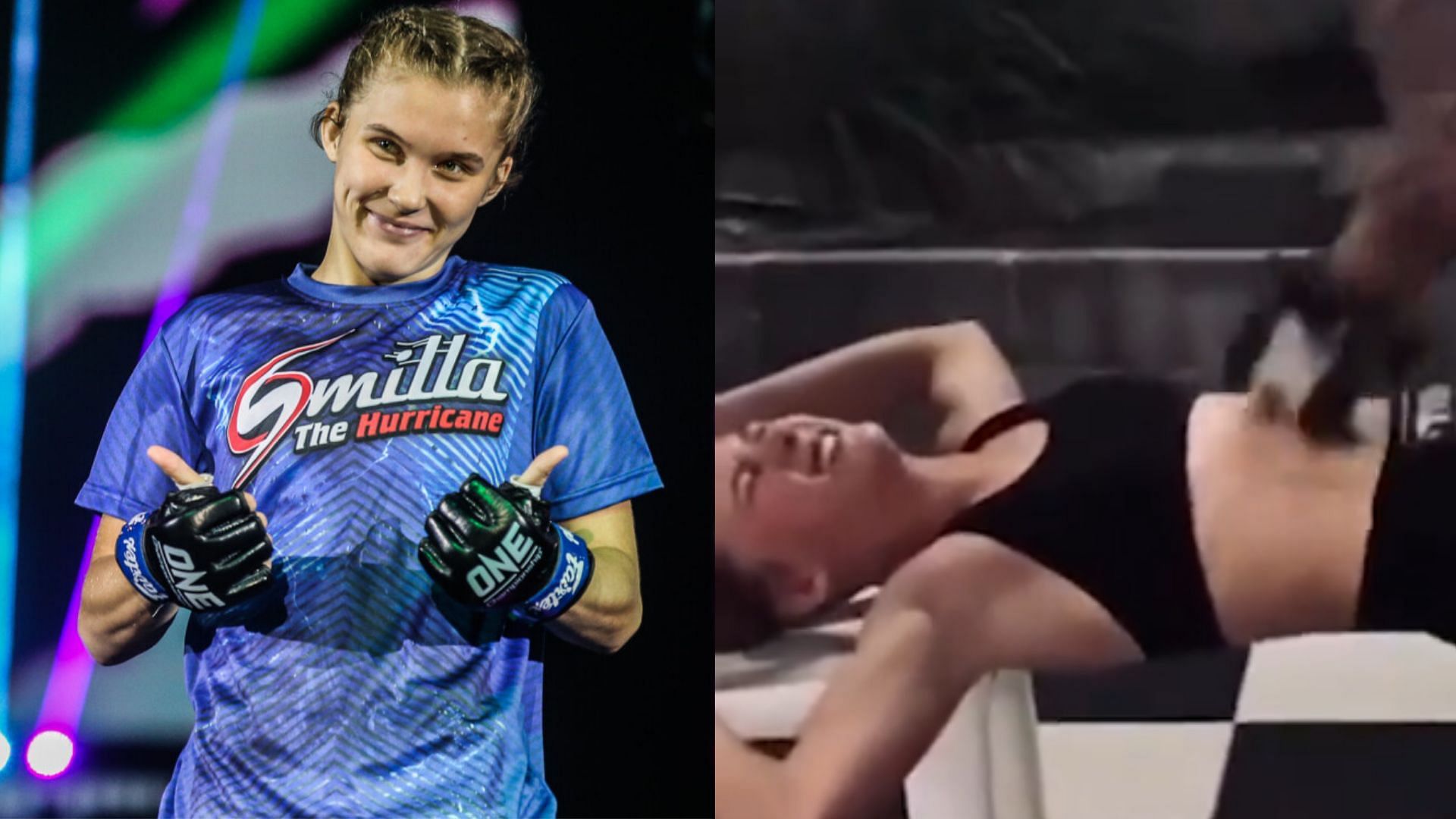 ONE Championship: Watch - Smilla Sundell gets her abs smashed in training