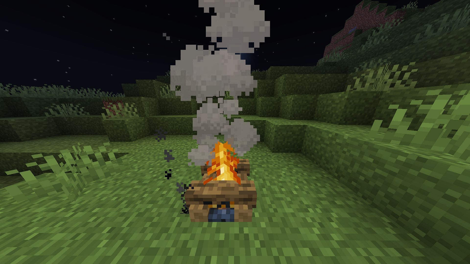 A campfire in Minecraft (Image via Minecraft)