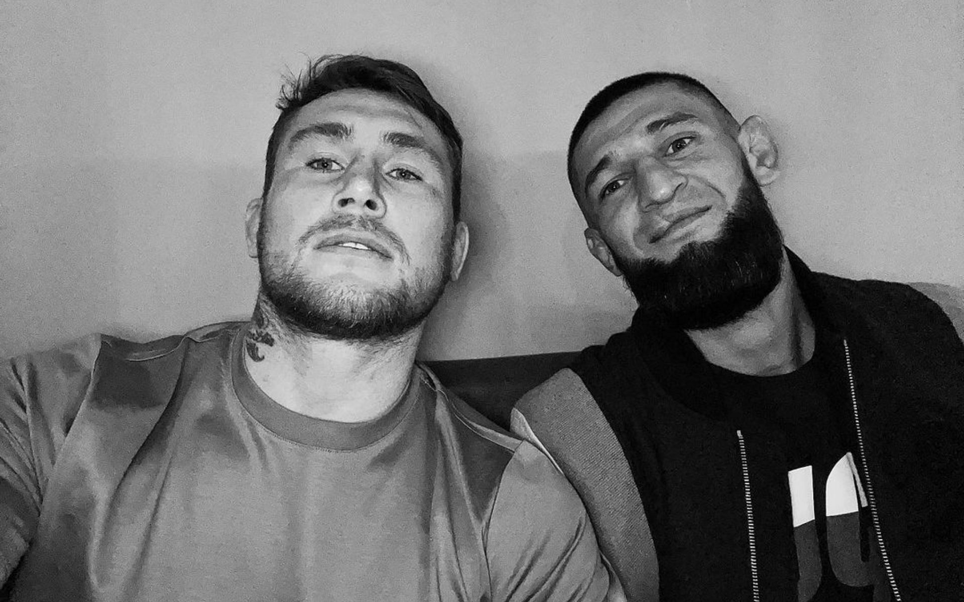 Darren Till (left) and Khamzat Chimaev (Image via Instagram @DarrenTill2.0)