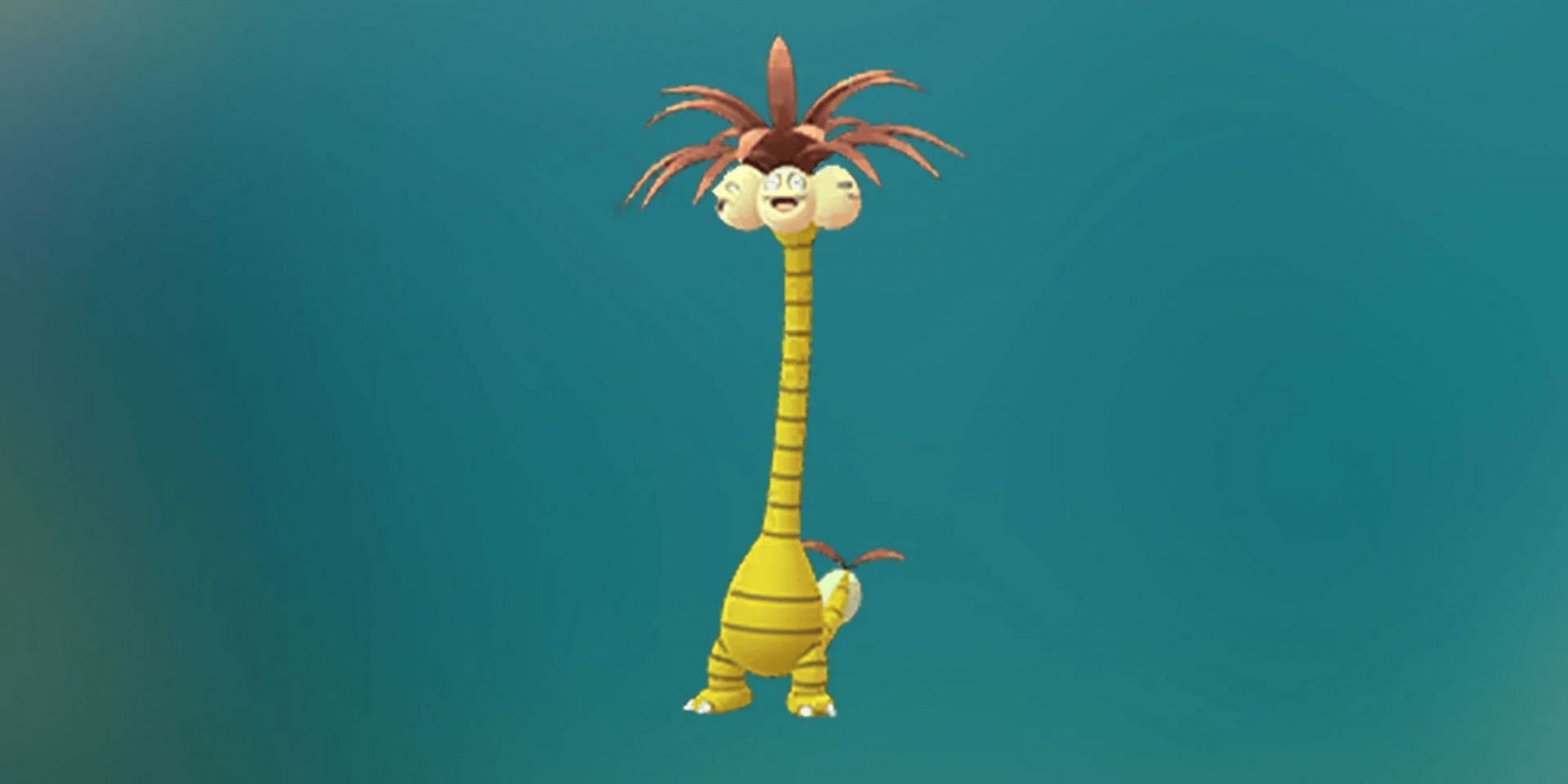 Alolan Exeggutor&#039;s shiny in-game model in Pokemon GO (Image via Niantic)