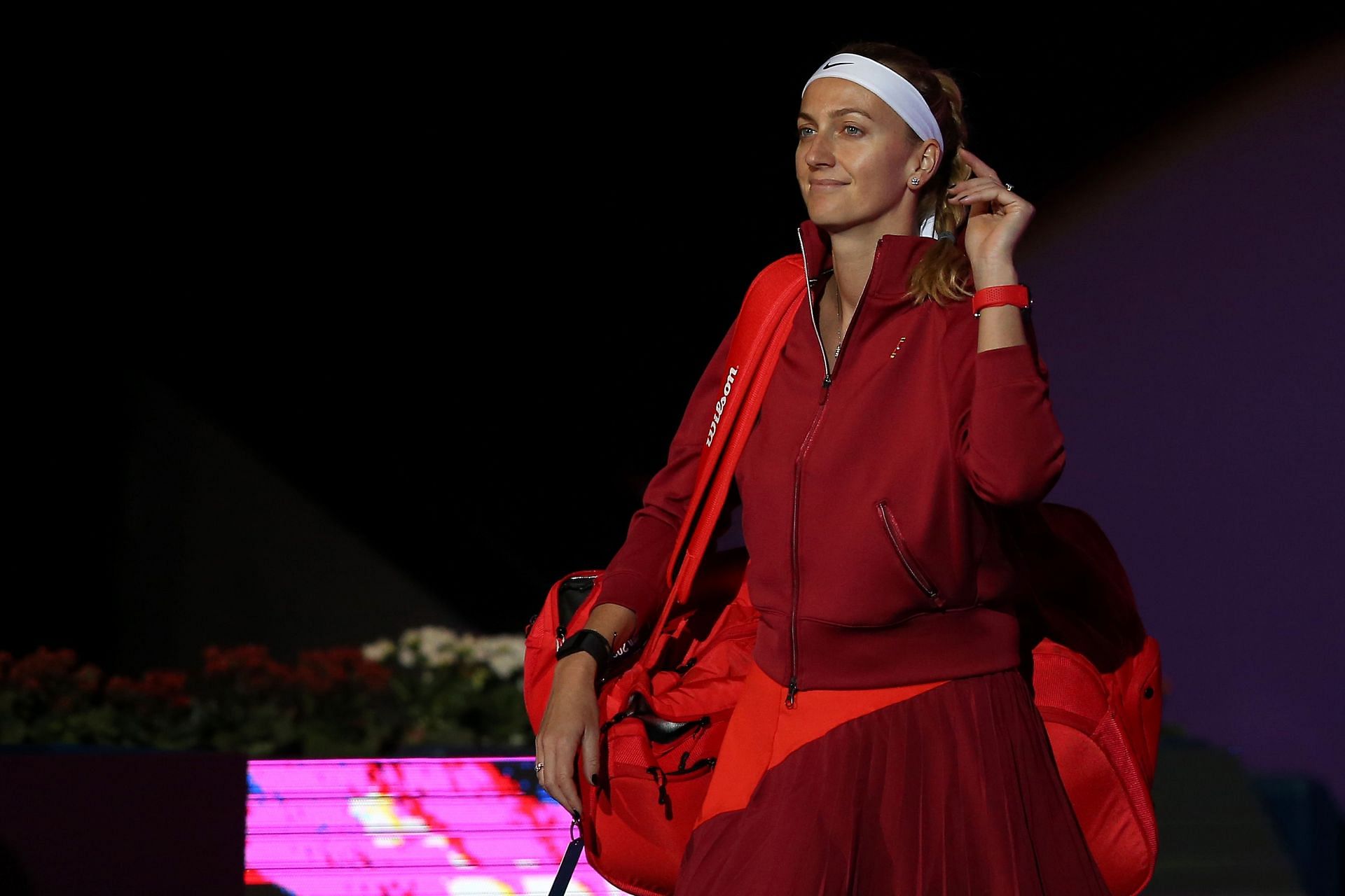 Petra Kvitova at the 2022 Qatar Open