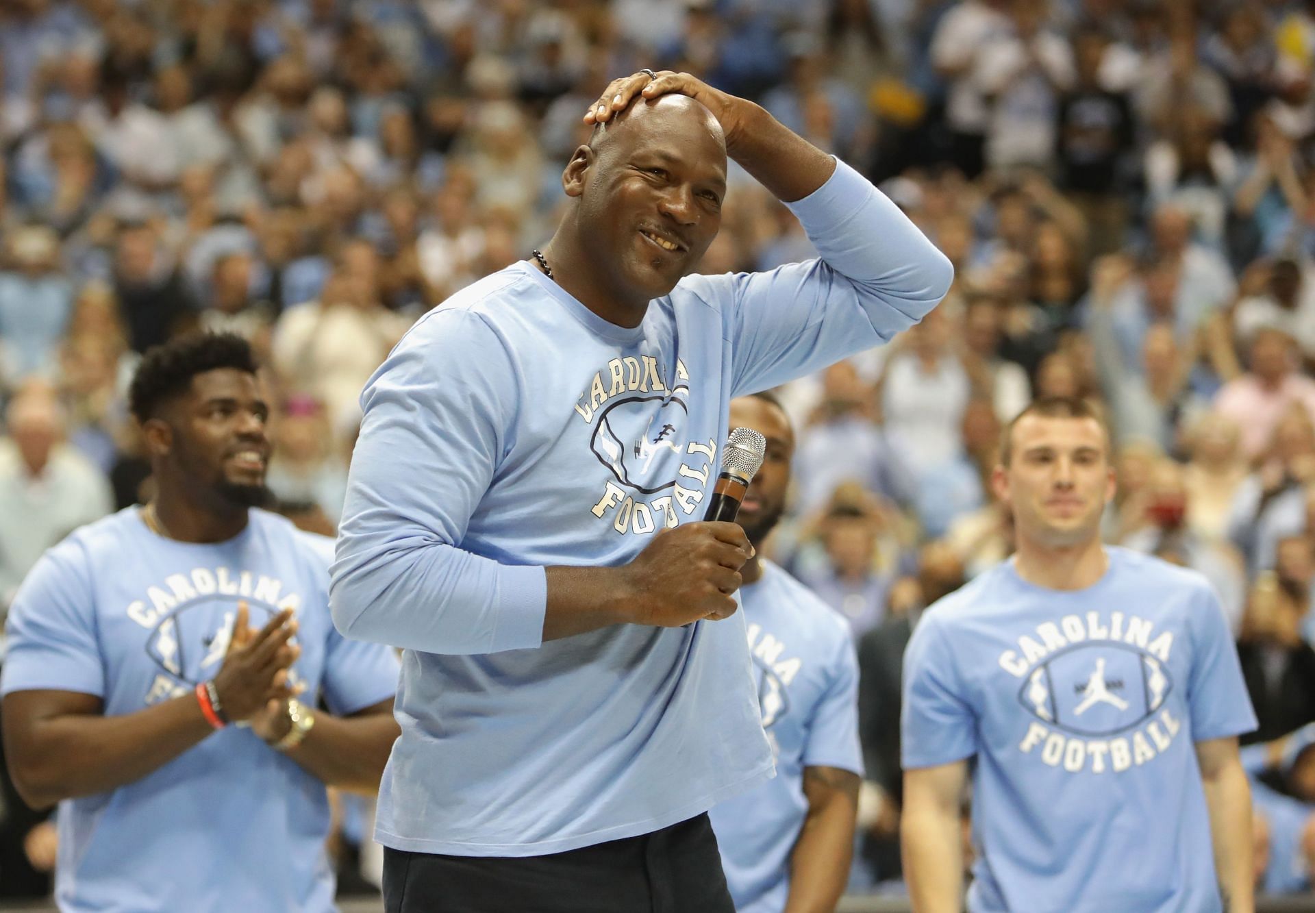 Michael Jordan played three seasons at North Carolina.