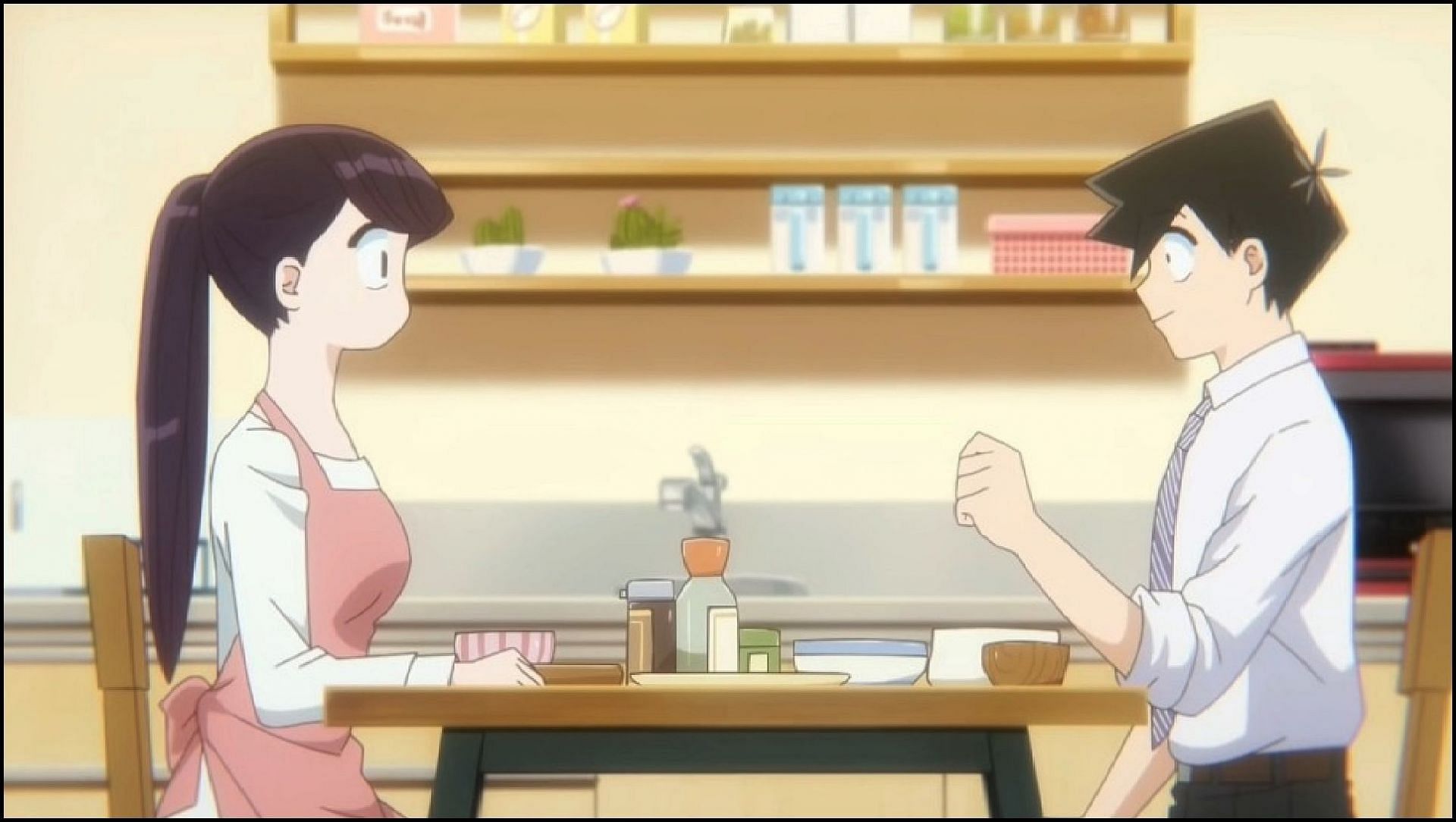 Tadano and Shoko in Komi Can&#039;t Communicate Season 2 Episode 2 (Image via OLM studio)