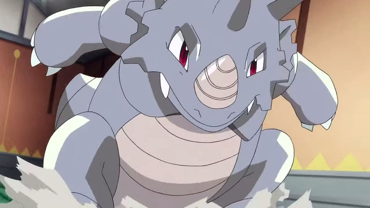 Rhydon as it appears in Pokemon Origins (Image via The Pokemon Company)