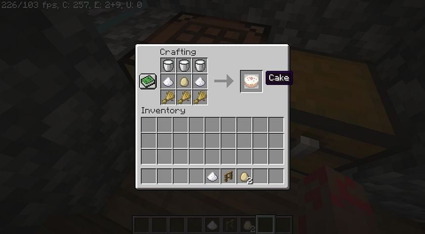 How to make a cake in Minecraft 1.18?