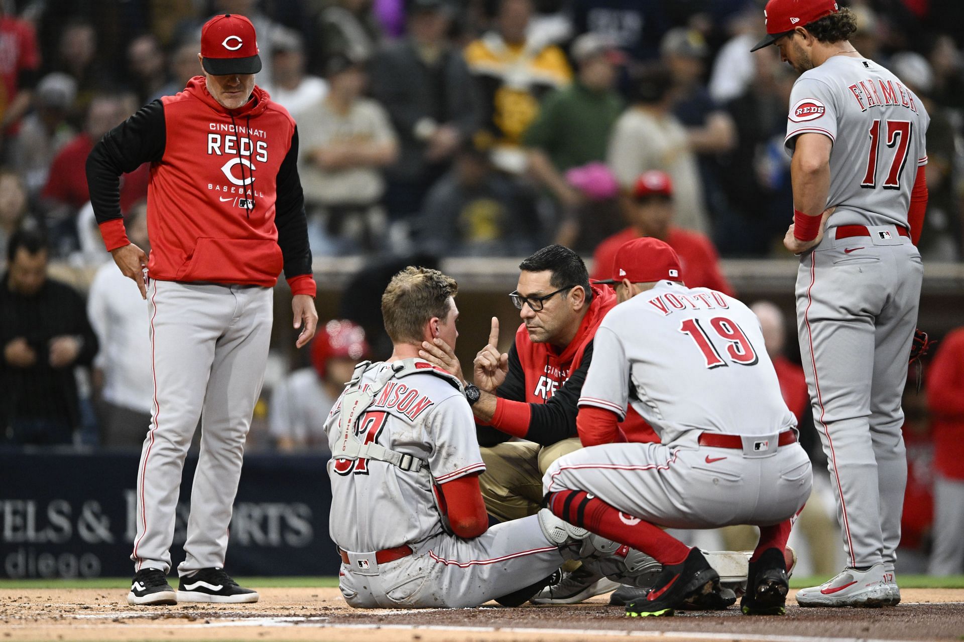 Tyler Stephenson is one of the premier catchers in the MLB