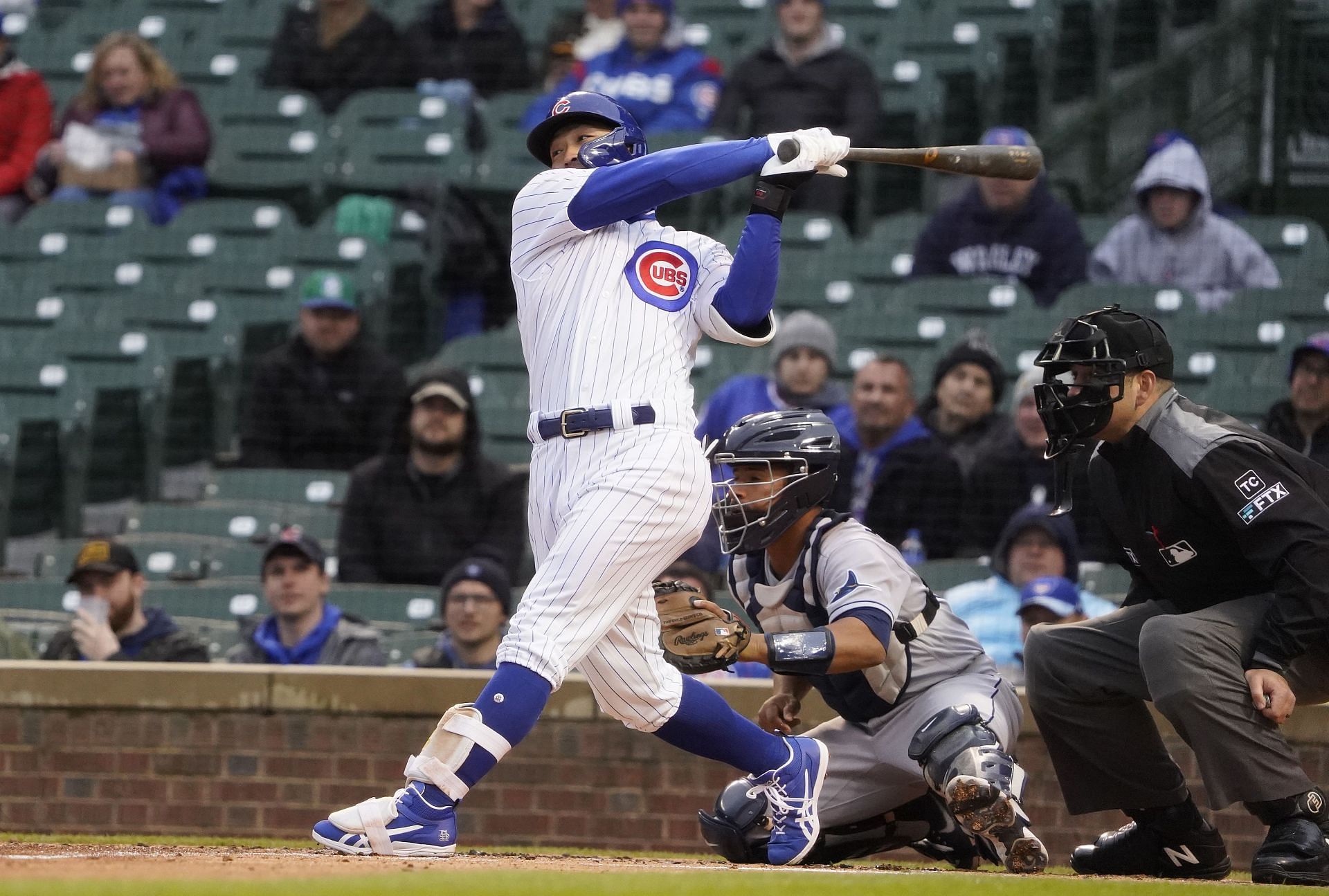 Rookie Seiya Suzuki of the Cubs has gotten off to a great start this year.