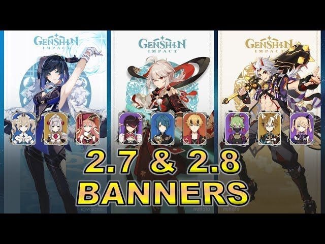 Which Genshin Impact character reruns are expected in upcoming updates?
