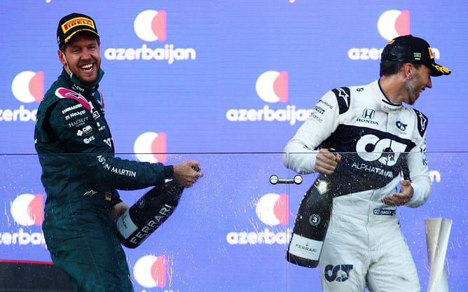 "You would be a painful journalist" - Pierre Gasly jokes about Sebastian Vettel's post-retirement career options