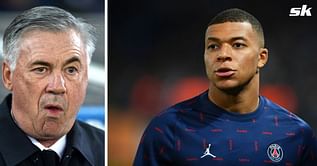 Carlo Ancelotti remains coy on Real Madrid's pursuit of PSG star Kylian Mbappe