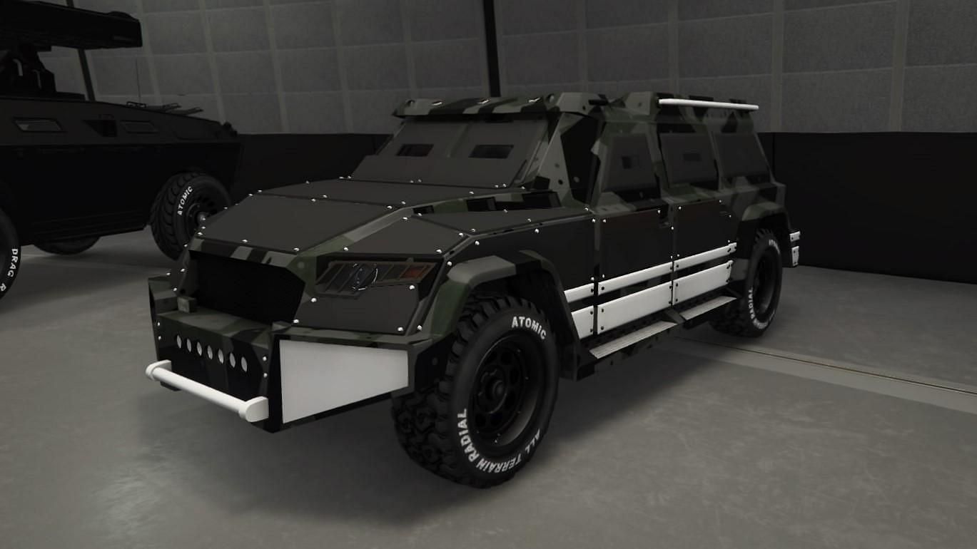 It is clear how much armor this vehicle has in GTA Online (Image via GTA Base)
