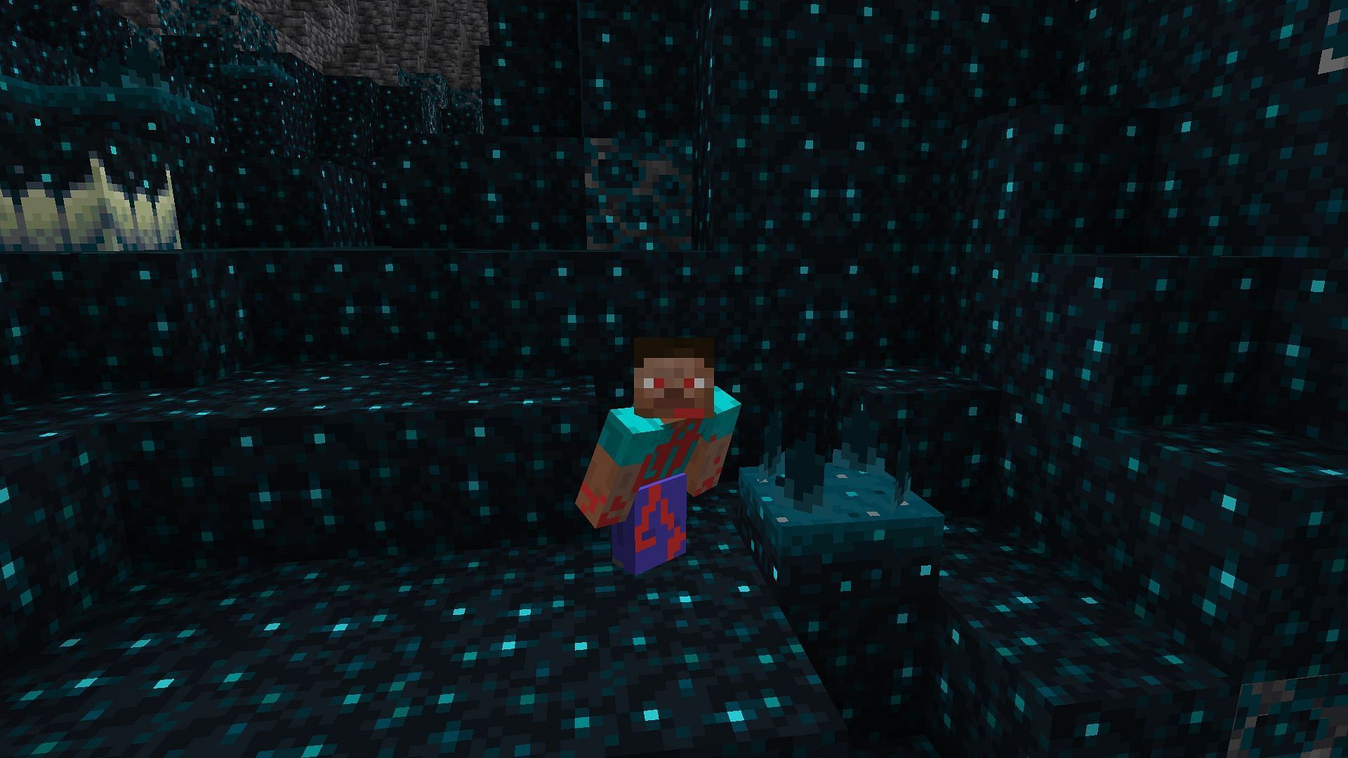 Always sneak past the Deep Dark Biome (Image via Minecraft 1.19 snapshot)