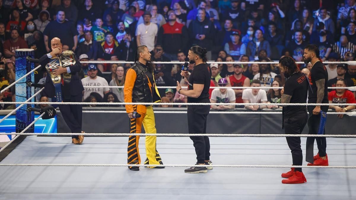 WWE में रोमन रेंस और शिंस्के नाकामुरा के बीच मैच होगा