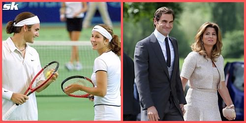 Roger Federer was called a nice guy by his wife when they competed at the Hopman Cup