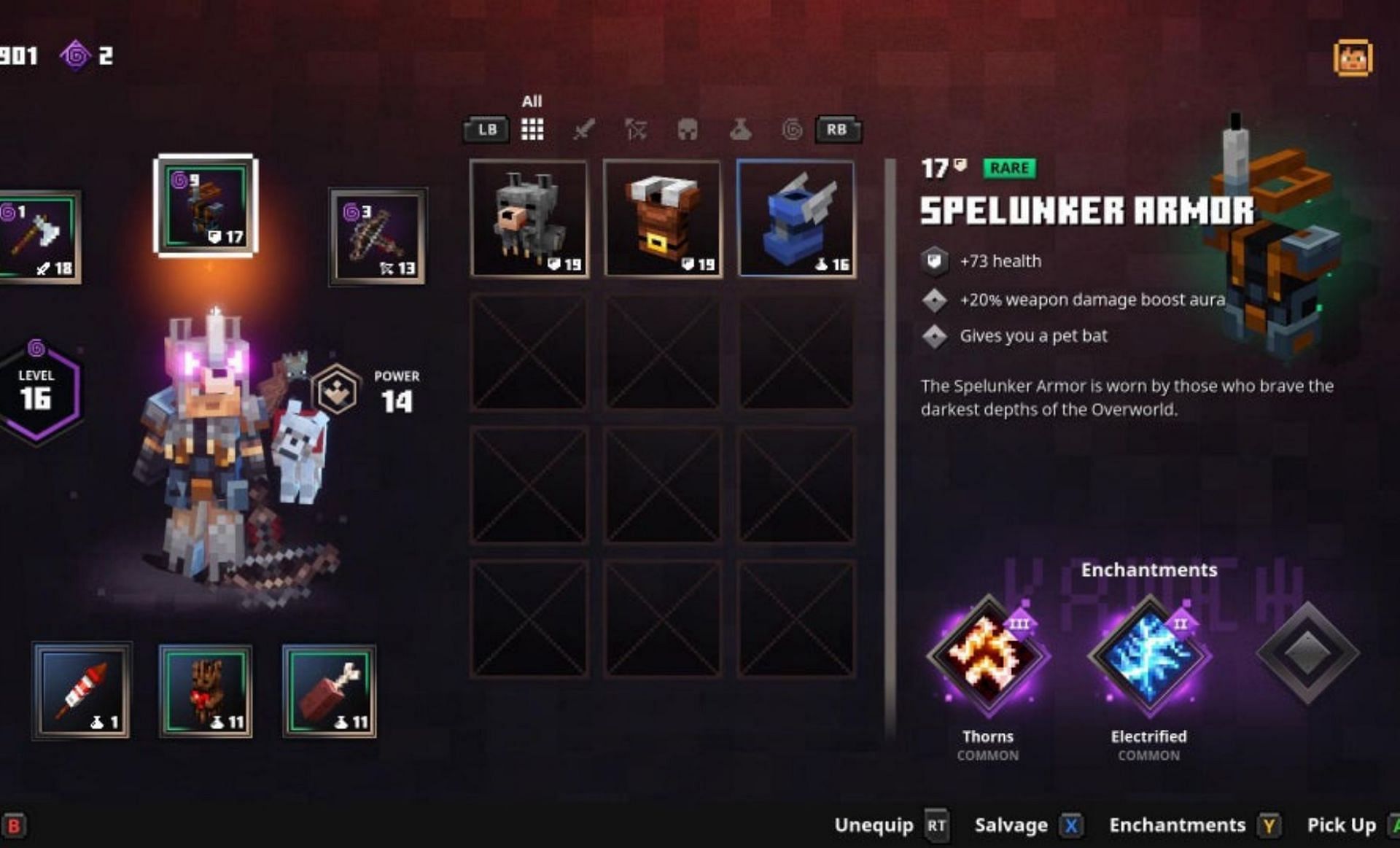 Spelunker&#039;s Armor (Image via u/YaLikeDadJokes on Reddit)