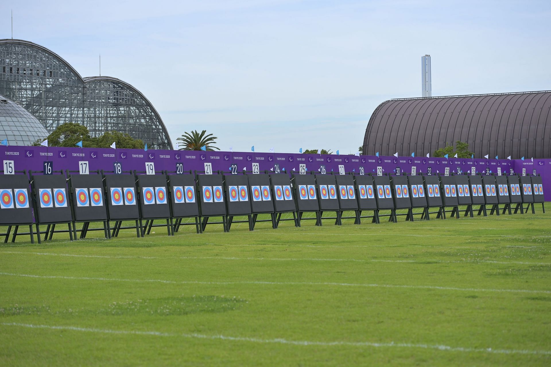 The archery ground at the 2021 Tokyo Paralympics (Image courtesy: Getty Images)