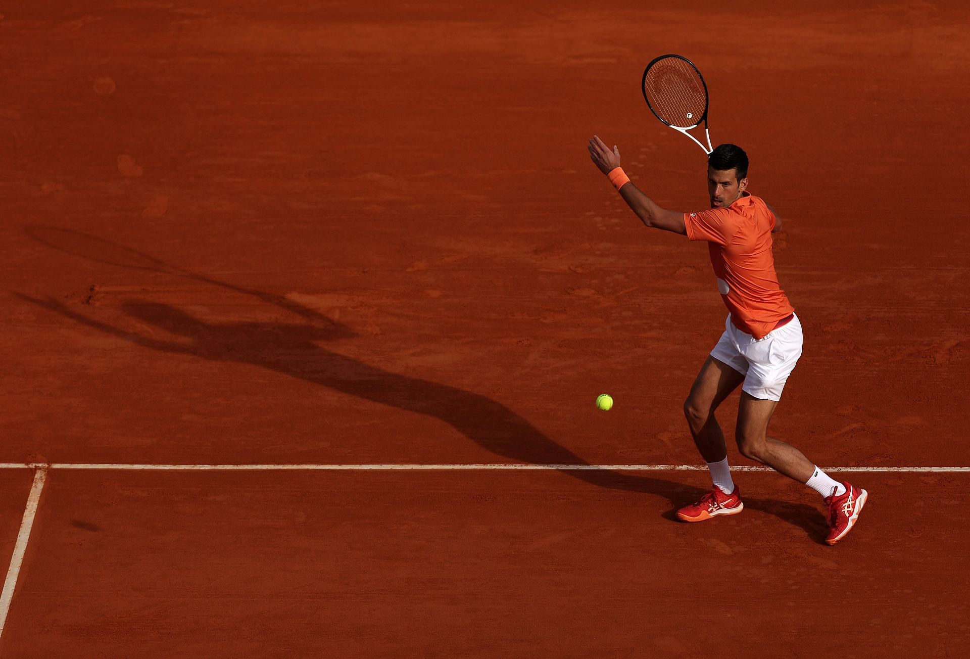 Novak Djokovic was bagelled by Andrey Rublev in the Belgrade final on Sunday.