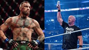 "Catch cans not feelings" - Conor McGregor sends a message to 'Stone Cold' Steve Austin after WrestleMania 38