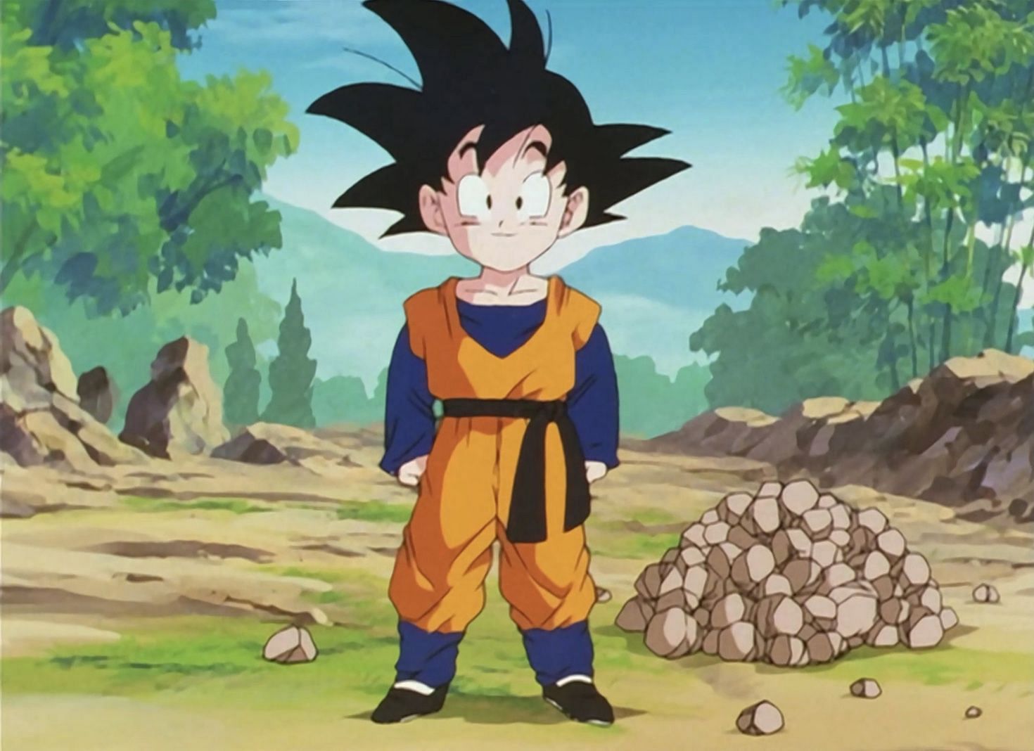 Goten as he appears in the Z anime (Image via Toei Animation)