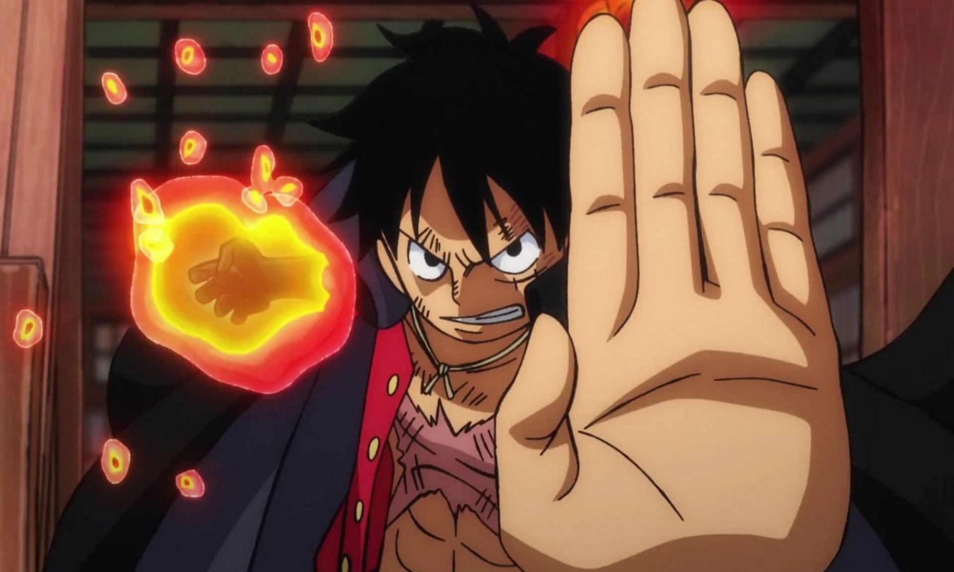 Luffy can hit enemies without even touching them now (Image via Toei Animation)