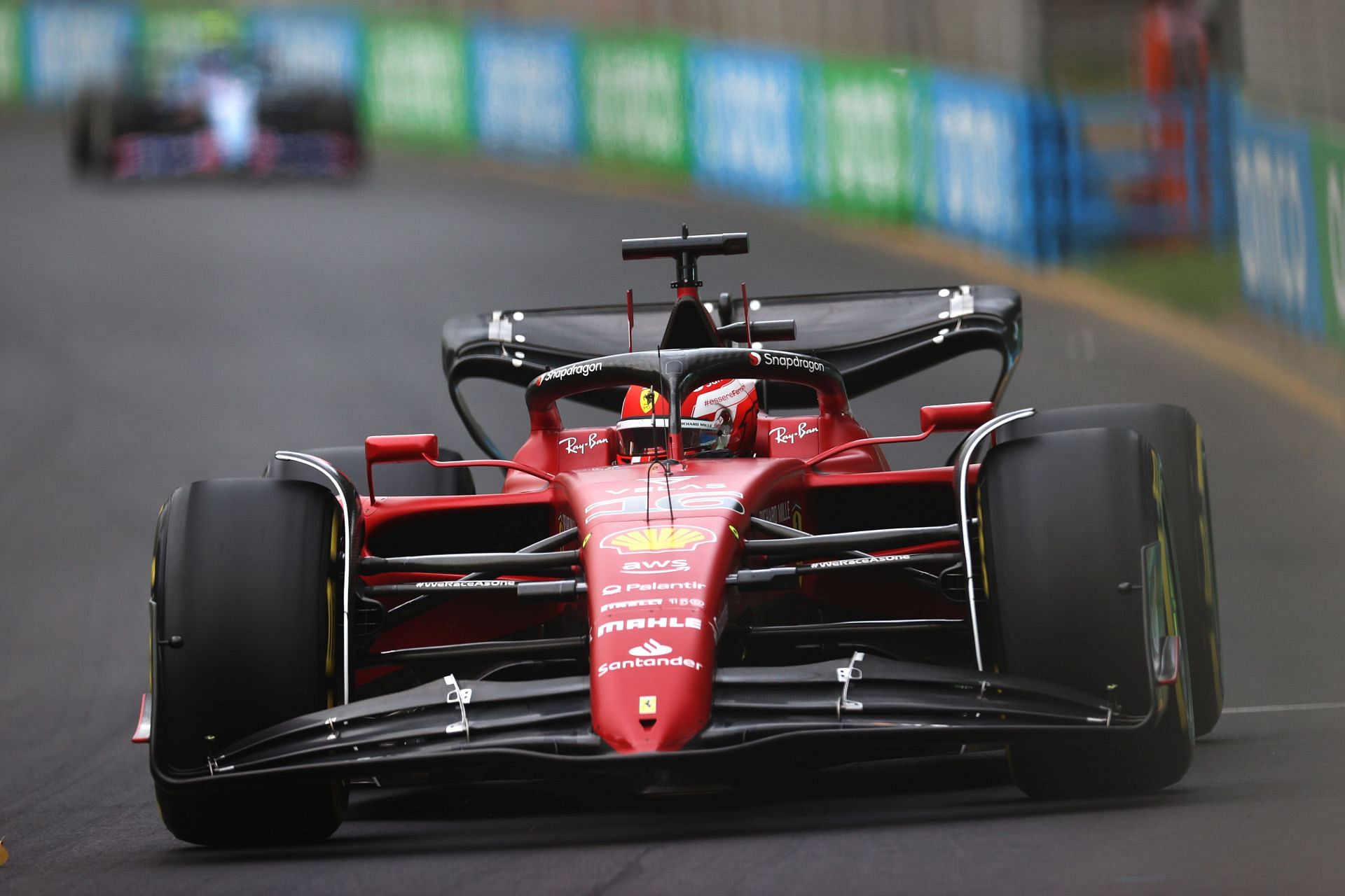 Charles Leclerc looked ominous on track today