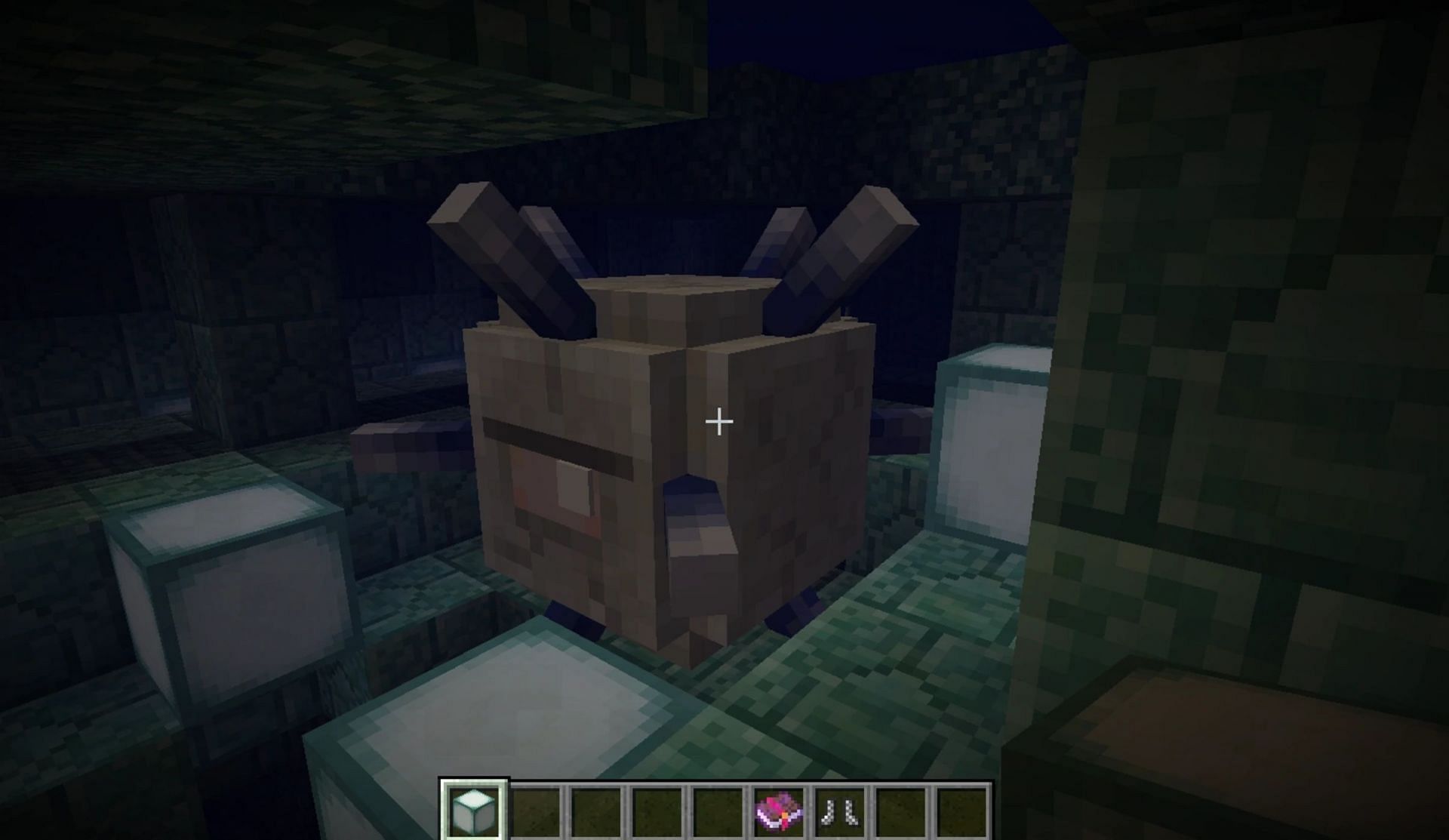 Elder guardians can be difficult to deal with while underwater (Image via Mojang)