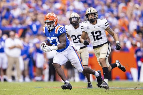 Dameon Pierce; Vanderbilt v Florida this past season