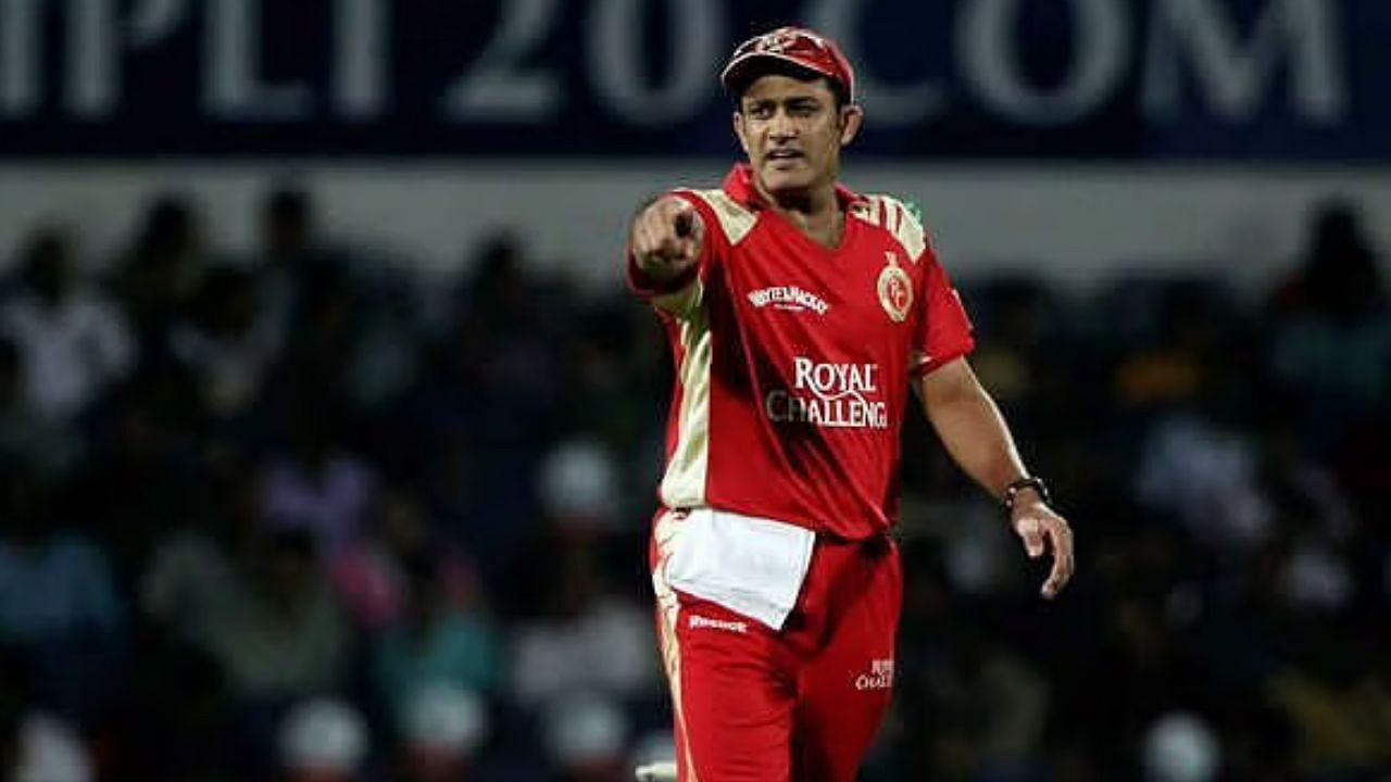 अनिल कुंबले ने आरसीबी की कप्तानी की