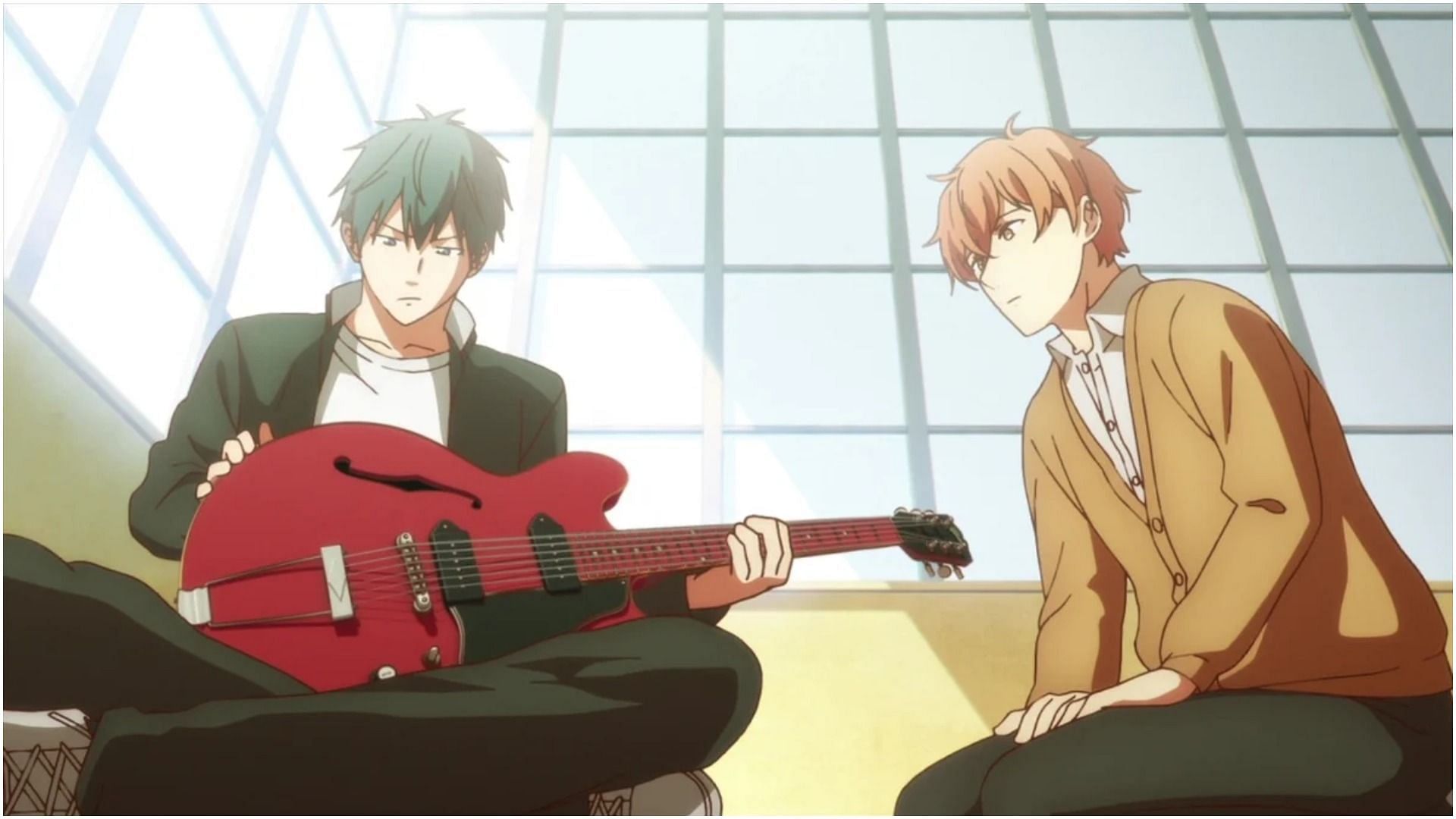 Ritsuka Uenoyama and Mafuyu Sato as seen in the anime (Image via Lerche)