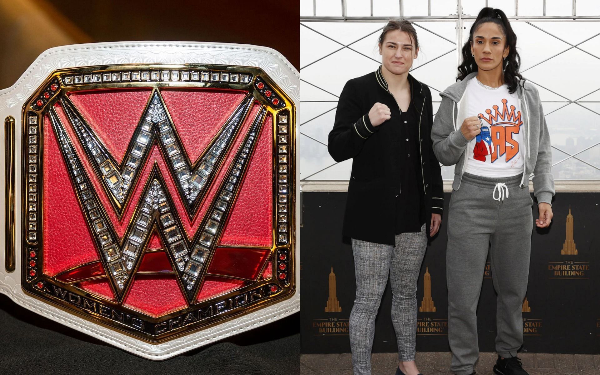 The winner of Amanda Serrano vs. Katie Taylor will receive a special WWE title.