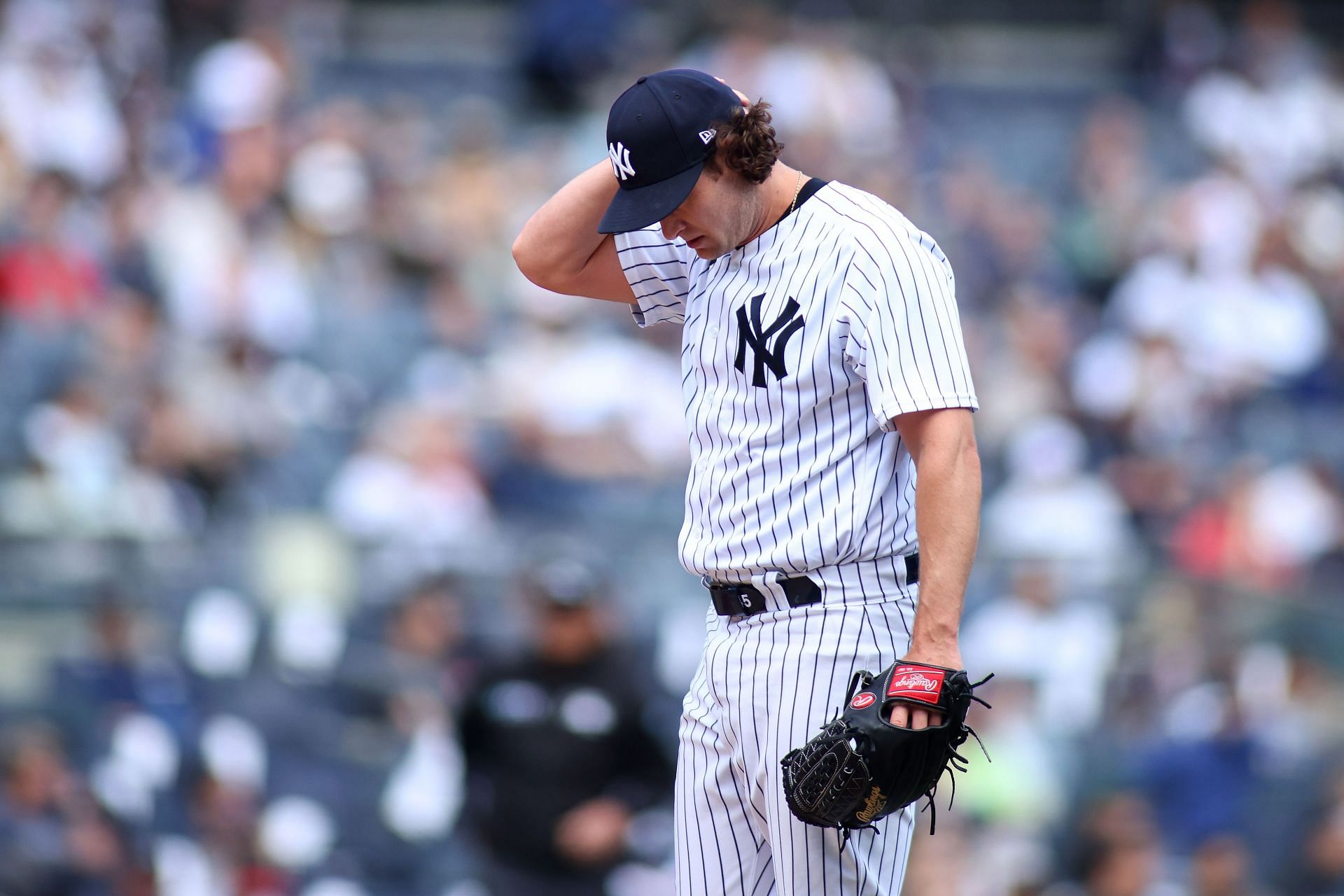 The New York Yankees ace has gotten off to a slow start to 2022. The banning of a particular foreign substance may be the cause of it.