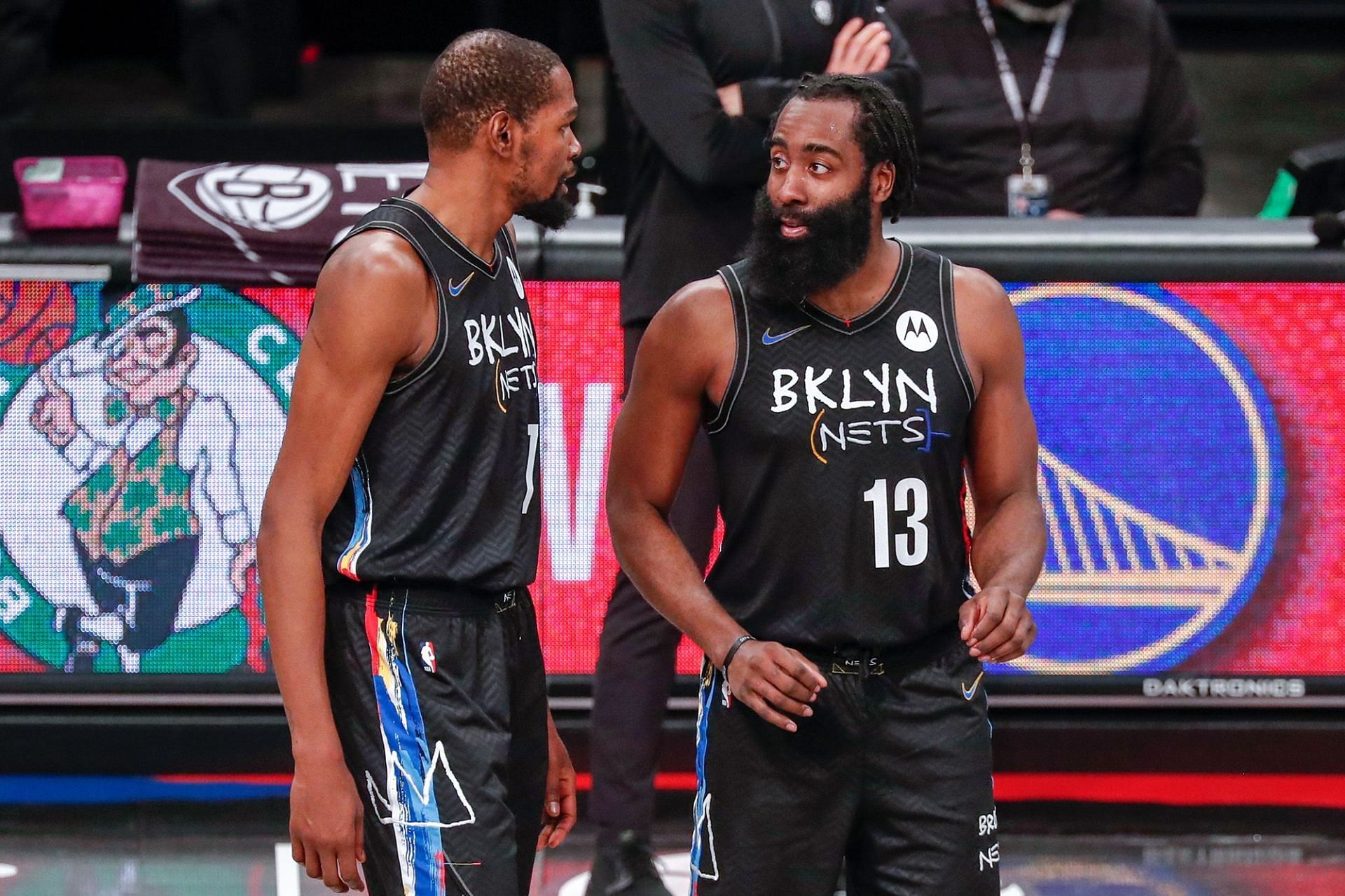 Kevin Durant has always played out his contracts, unlike James Harden who forced his way out of his former teams. [Photo: New York Post]