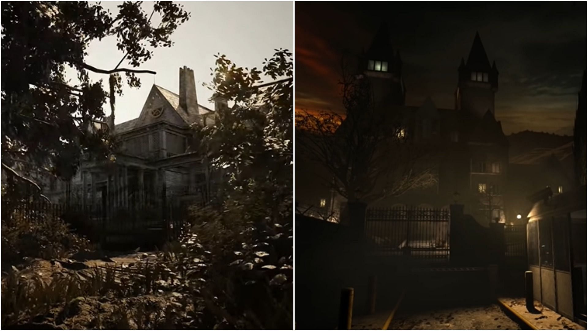 The gaming industry has supplied more than enough sufficient real estate for the mysterious and supernatural forces (Image via Resident Evil 7 &amp; Outlast)