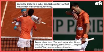 "Clearly dealing with struggles of not playing a match in a long time" - Tennis fans empathize with Novak Djokovic after early Monte-Carlo loss