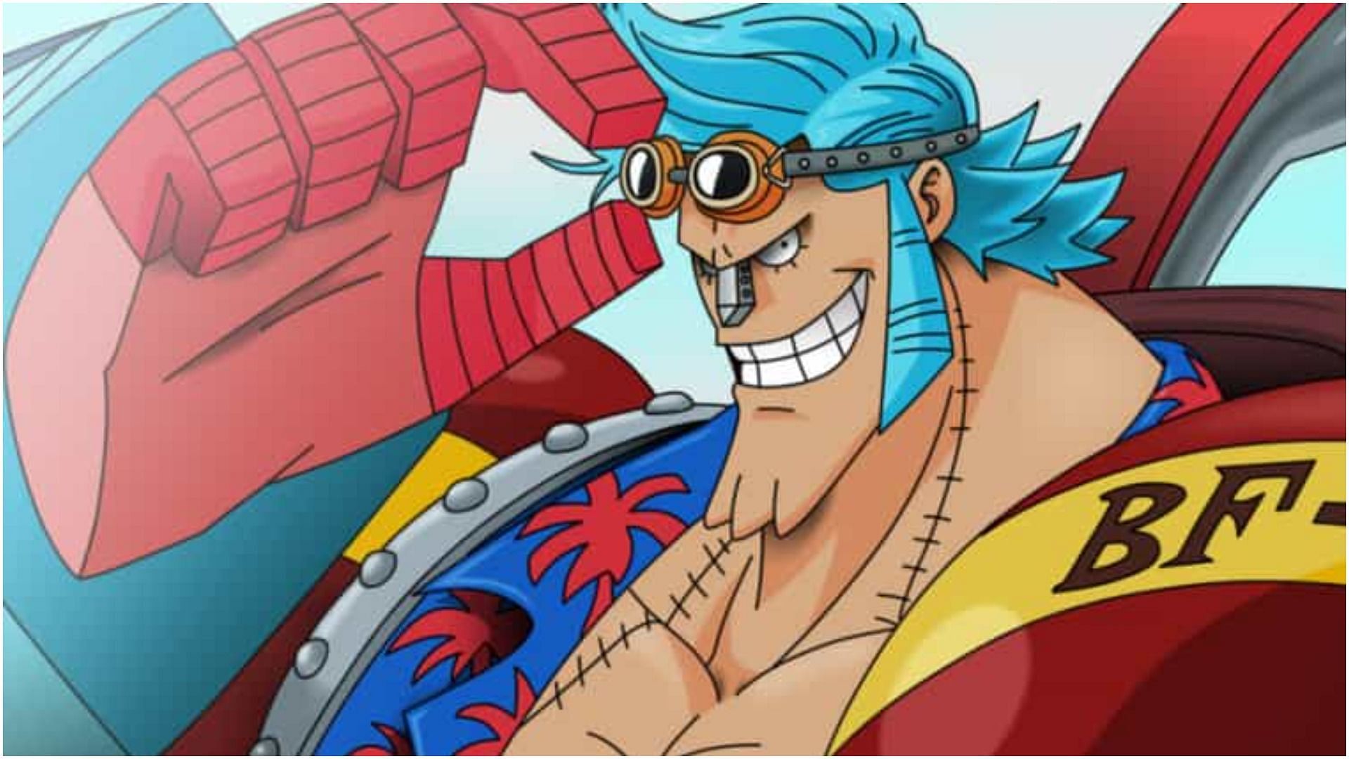 Franky as seen in the anime One Piece (Image via Toei Animation)