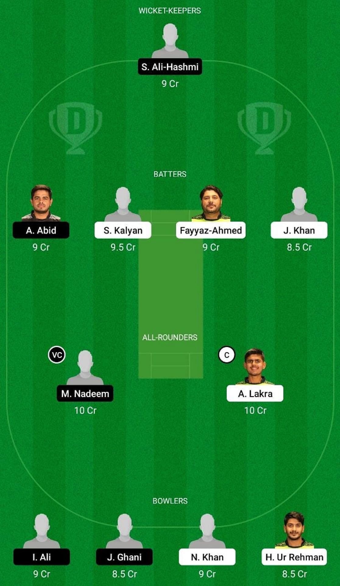 KAS vs TVS Dream11 Fantasy Suggestion #1