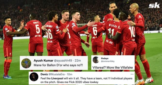 Twitter explodes as Liverpool record comfortable 2-0 win against Villarreal