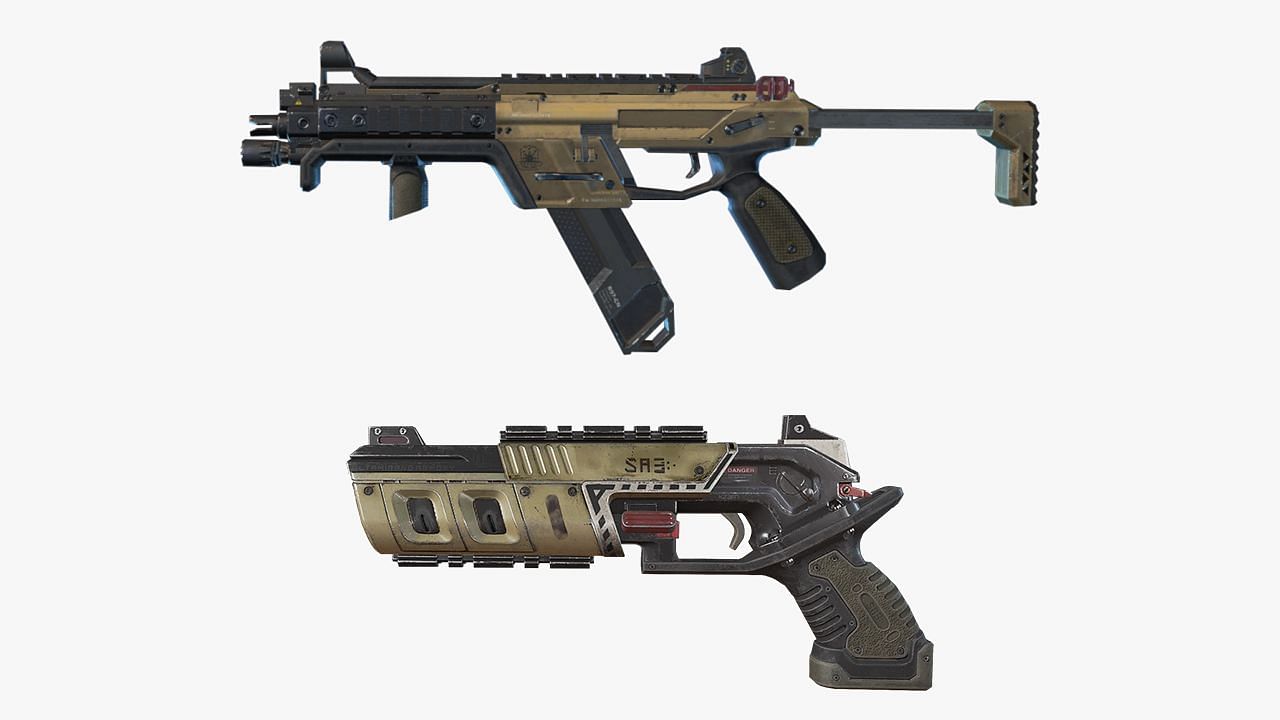 R-99 and Mozambique can be used to maintain economy in Apex Legends Arenas (Image via Sportskeeda)