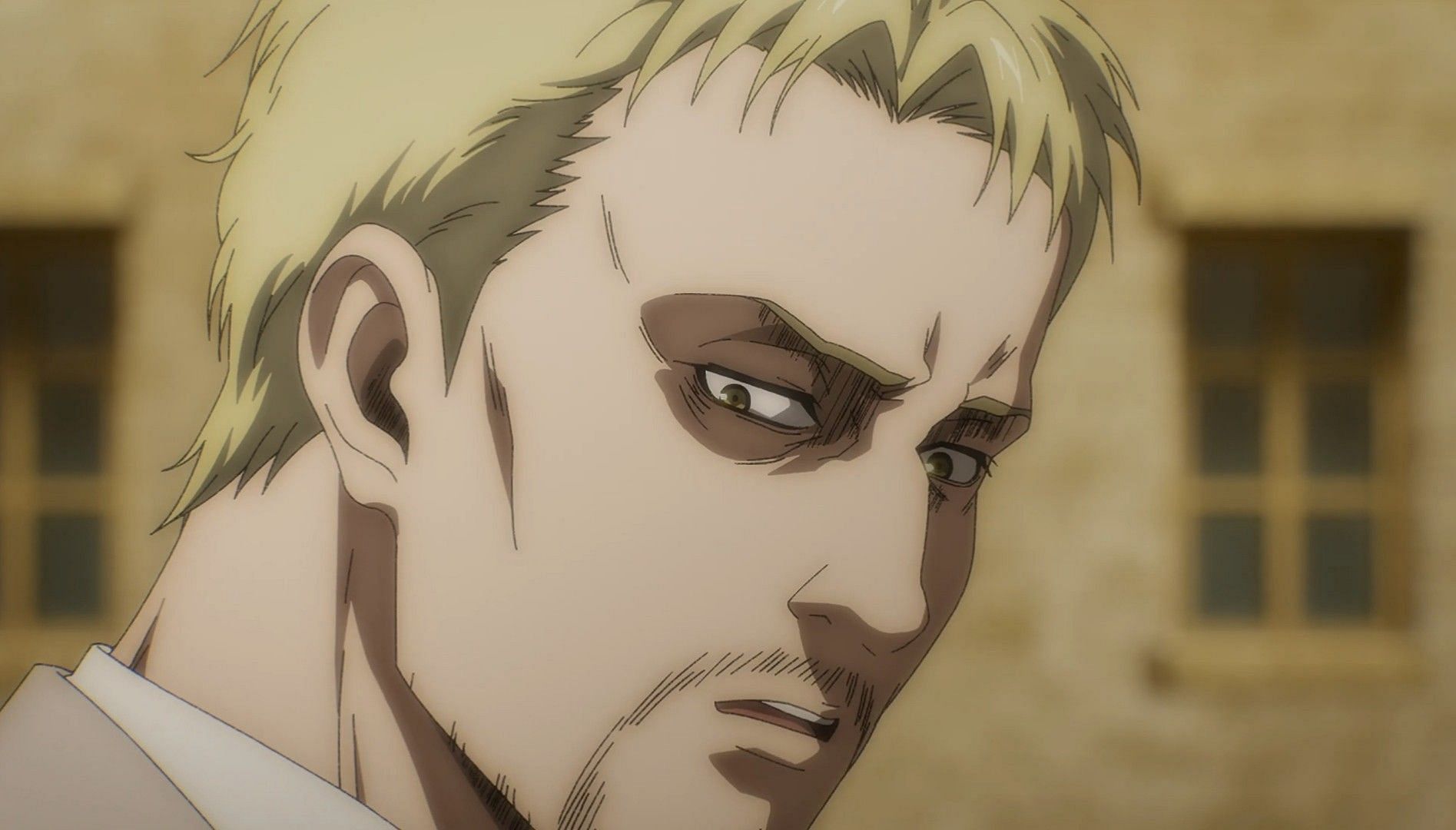 Reiner Braun in Attack on Titan (Image via Netflix)