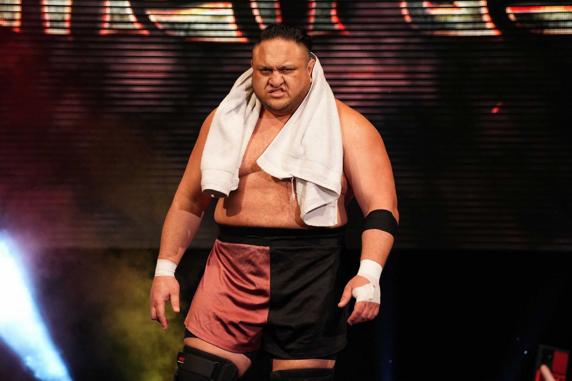 Samoa Joe appeared earlier at the AEW Battle of the Belts 2.