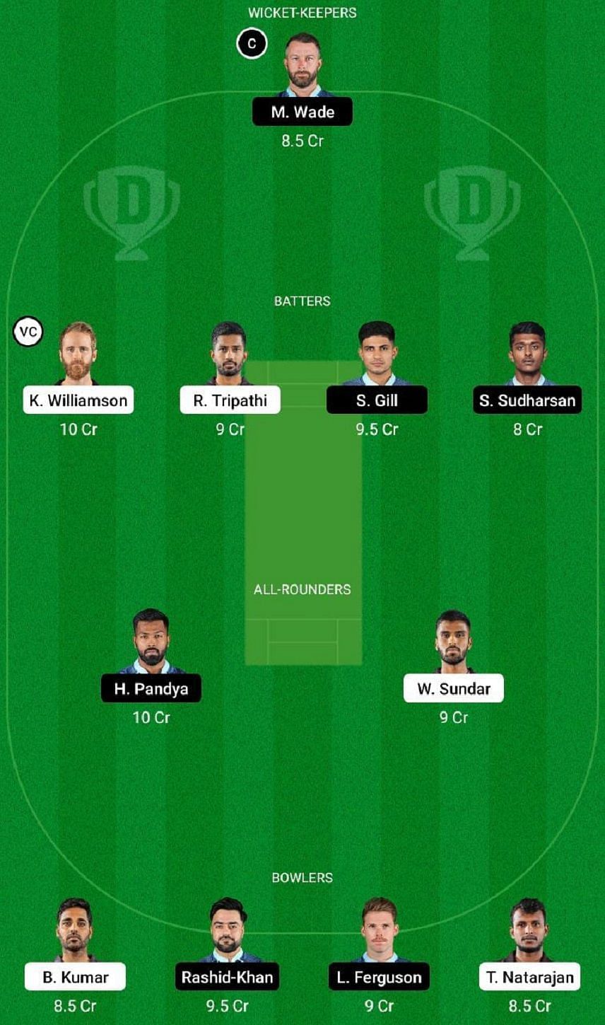 SRH vs GT Dream11 Fantasy Tip #1