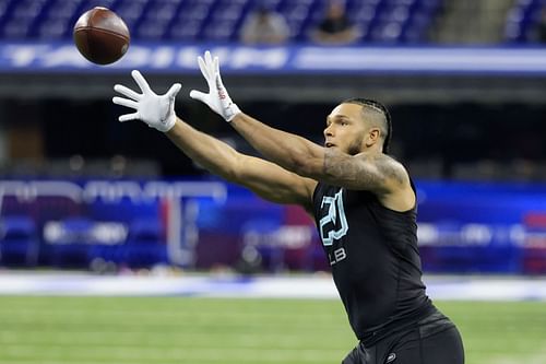 Jermaine Johnson II at the NFL Combine