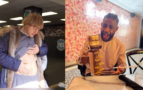 Paddy Pimblett (left), Aljamain Sterling (right) [Images via @funkmastermma and @theufcbaddy on Instagram]