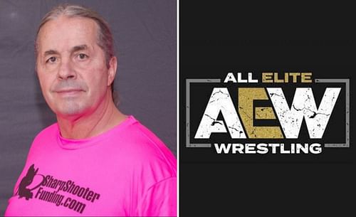 Bret Hart has been sporting top AEW team's merchandise recently